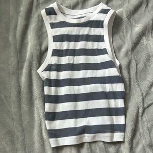 Hollister Striped High Neck Tank